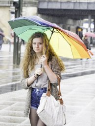 Kobieta z parasolem